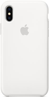 Накладка Apple Silicone Case для iPhone X белый MQT22ZM/A