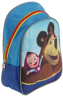 Дошкольный рюкзак РОСМЭН Маша и Медведь, малый синий 31973