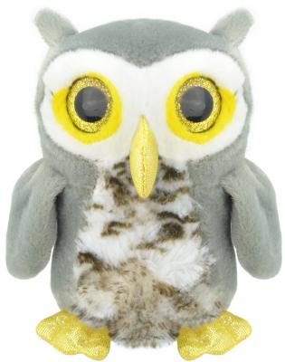 Мягкая игрушка сова Wild Planet Совенок K7842 искусственный мех текстиль пластик 15 см
