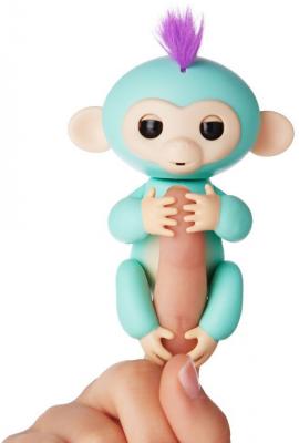 Интерактивная игрушка обезьянка WowWee Fingerlings - Зоя пластик зеленый 12 см 3706A