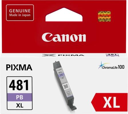 Картридж Canon CLI-481XL PB для Canon PixmaTS8140TS/TS9140 фото синий 2048C001