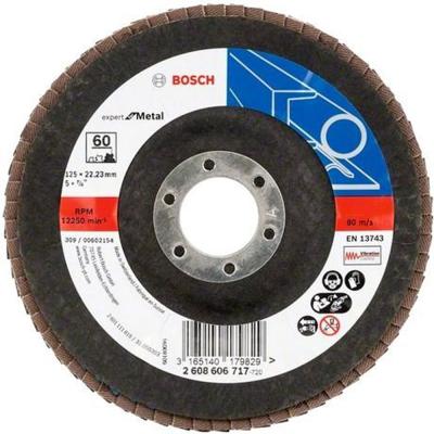 Лепестковый диск Bosch 125мм K60 E.f.Metal 2608606717