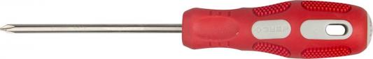 Отвертка Зубр Профи хромованадиевая сталь двухкомпонентная рукоятка магнит наконечник PH1x100мм 25232-1-100_z01