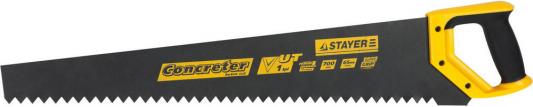 Ножовка Stayer Master по пенобетону закаленный зуб двухкомпонентная рукоятка 1 TPI 700мм 15098