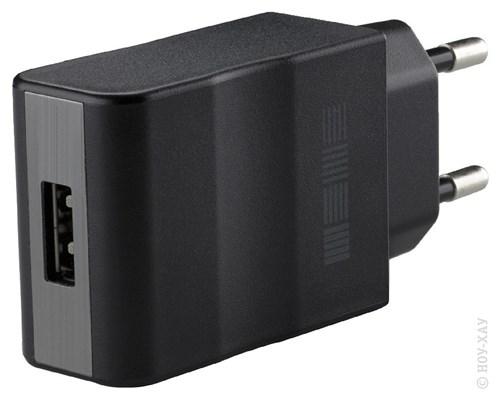 Сетевое зарядное устройство InterStep USB на 2А Quick Charge черный