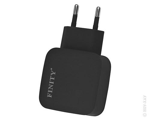 Сетевое зарядное устройство Finity Quick Charge USB 2.4А черный