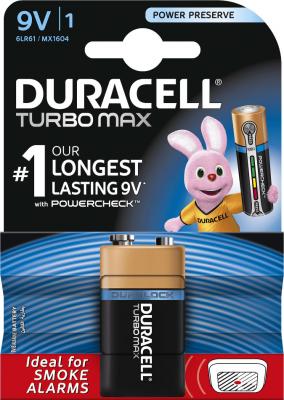 Батарейка Duracell Turbo Max 6LR61 1 шт