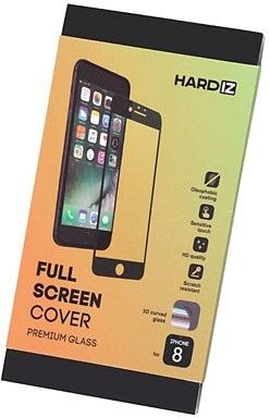 Защитное стекло Hardiz Premium Glass, черная рамка для iPhone 8