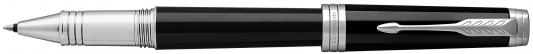 Ручка-роллер Parker Premier T560 Lacque Black CT черный F 1931415