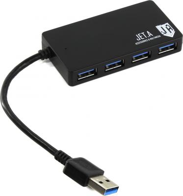 Концентратор USB 3.0 Jet.A JA-UH37 4 х USB 3.0 черный