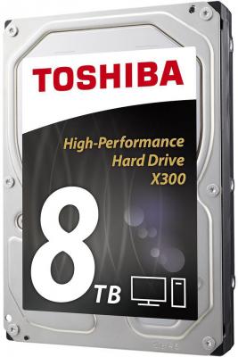 Жесткий диск 3.5" 8 Tb 7200rpm 128Mb cache Toshiba X300 SATA III 6 Gb/s HDWF180EZSTA