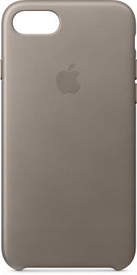 Накладка Apple Leather Case для iPhone 8 iPhone 7 платиново-серый MQH62ZM/A