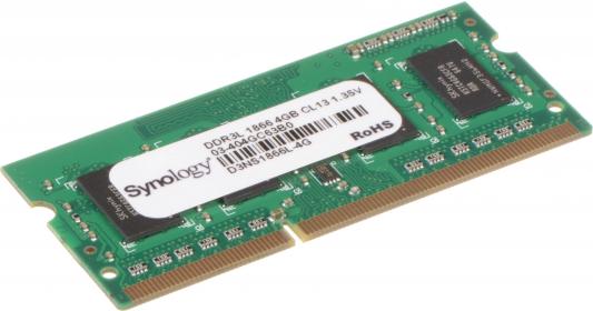 Модуль памяти 4Gb Synology DDR3L-1866 unbuffered SO-DIMM 204pin 1.35V D3NS1866L-4G для DS918+ DS718+ DS218+ DS418play