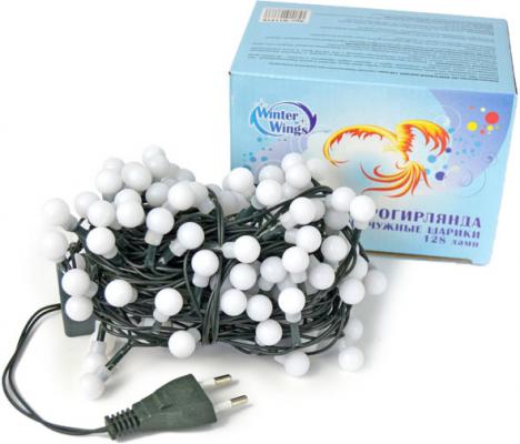 Гирлянда электрическая Жемчужные шарики 12 мм, 128 LED ламп, 8 режимов  N11319