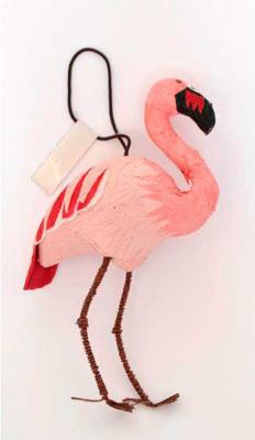 Елочные украшения Winter Wings "Фламинго" розовый 10 см 1 шт полимер N180181