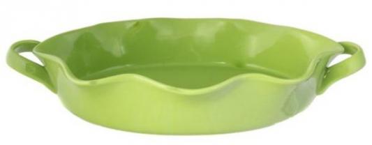 Форма для выпечки Frybest PROV-44O овальн. 34х26х7,7см керамика зеленый