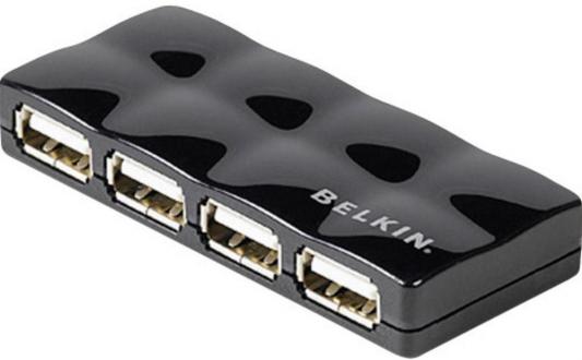Концентратор USB 2.0 Belkin F5U404cwBLK 4 x USB 2.0 черный
