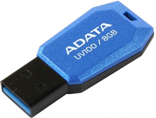 Флешка USB 8Gb A-Data UV100 AUV100-8G-RBL синий
