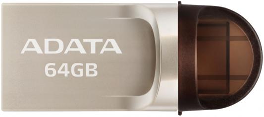 Флешка USB 64Gb A-Data UC370 USB3.1/Type-C AUC370-64G-RGD золотистый