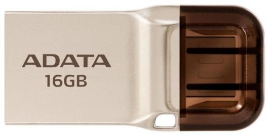 Флешка USB 16Gb A-Data UC360 USB 3.1/MicroUSB AUC360-16G-RGD золотистый