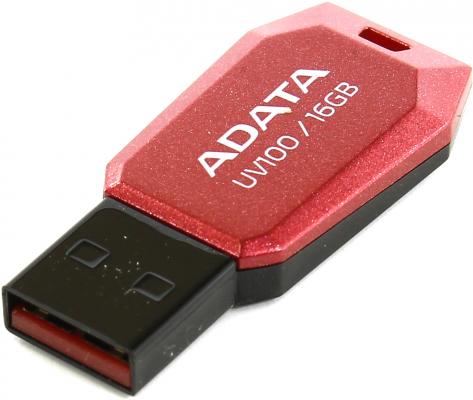 Флешка USB 16Gb A-Data UV100 USB2.0 AUV100-16G-RRD красный