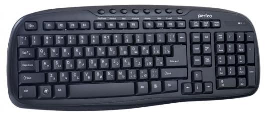 Клавиатура беспроводная Perfeo Ellipse PF-5000 USB черный