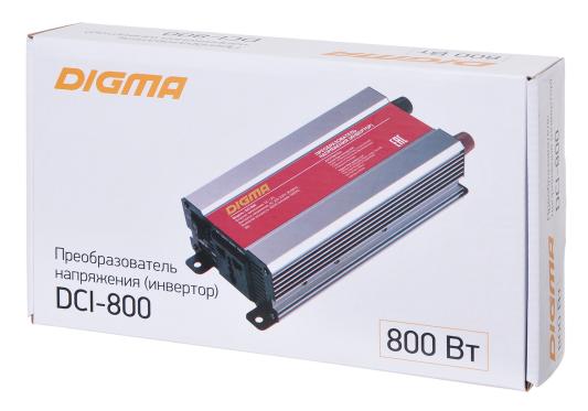 Автомобильный инвертор напряжения Digma DCI-800 800Вт