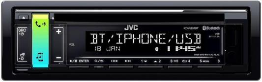Автомагнитола JVC KD-R891BT USB MP3 CD FM RDS 1DIN 4x50Вт черный