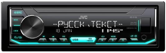 Автомагнитола JVC KD-X155 USB MP3 FM RDS 1DIN 4x50Вт черный
