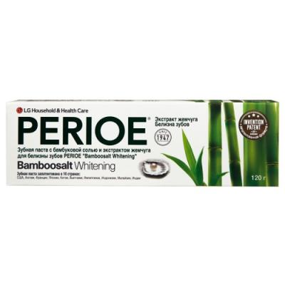 Зубная паста Perioe С бамбуковой солью bamboosalt whitening и экстрактом жемчуга для белизны зубов 120 гр