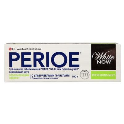 Зубная паста Perioe Отбеливающая white now refreshing mint освежающая мята 100 мл