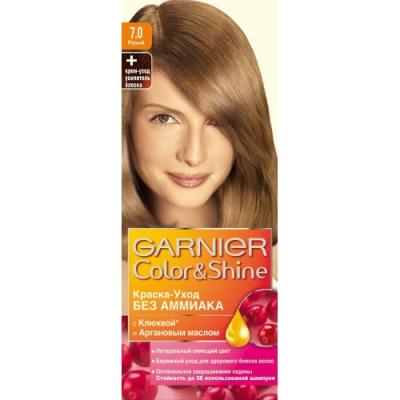 GARNIER Краска для волос COLOR&SHINE 7.0 Русый