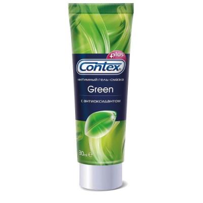CONTEX Гель-смазка интимный Plus Green с антиоксидантами 30мл