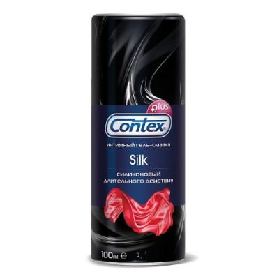 CONTEX Гель-смазка интимный Plus Silk силиконовый 100мл