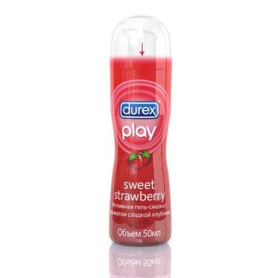 DUREX Гель-смазка интимная Play Sweet Strawberry с ароматом сладкой клубники 50мл