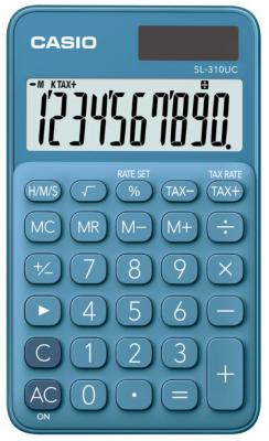 Калькулятор карманный CASIO SL-310UC-BU-S-EC 10-разрядный синий