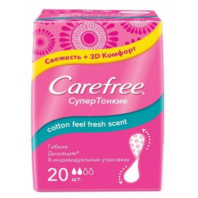 Салфетки Carefree Cotton feel ароматизированная 20 шт 10518