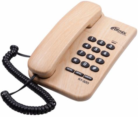 Телефон Ritmix RT-320 light wood