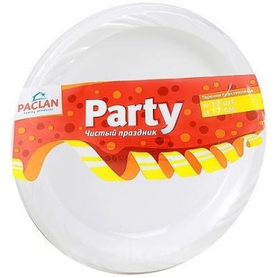 PACLAN Party Тарелка из полистирола 170мм 12шт