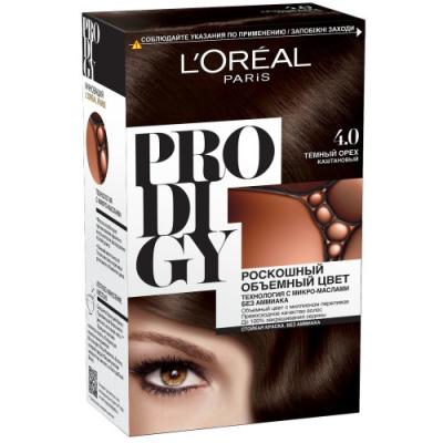 LOREAL PRODIGY Краска для волос тон 4.0 темный орех