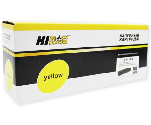 Картридж Hi-Black CF412X для HP CLJ M452DW/DN/NW/M477FDW/477DN/477FNW желтый 5000стр