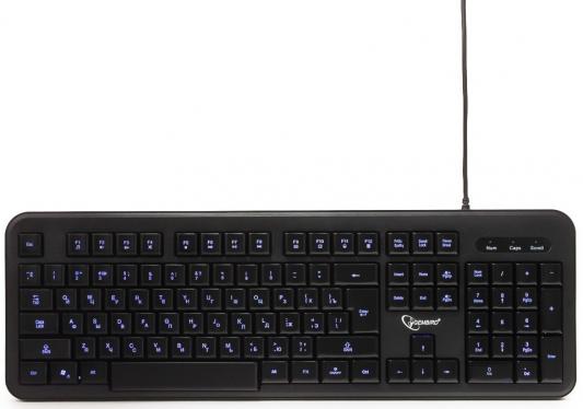 Клавиатура проводная Gembird KB-200L USB черный