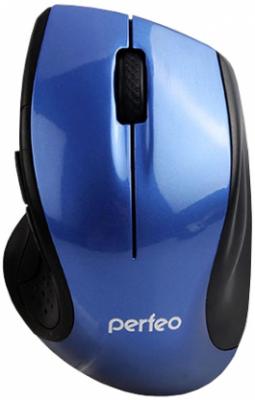 Мышь беспроводная Perfeo "Tango" синий USB + радиоканал PF-526-BL