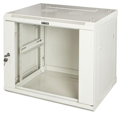 Шкаф настенный серии Pro, 9U 600x450, стеклянная дверь TWT-CBWPG-9U-6x4-GY