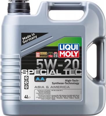 НС-синтетическое моторное масло LiquiMoly Special Tec AA 5W20 4 л 7621