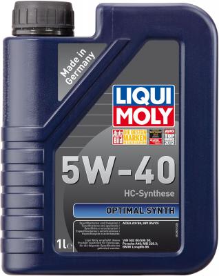 НС-синтетическое моторное масло LiquiMoly Optimal Synth 5W40 1 л 3925