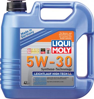 НС-синтетическое моторное масло LiquiMoly Leichtlauf High Tech LL 5W30 4 л 39006