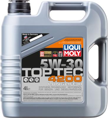 НС-синтетическое моторное масло LiquiMoly Top Tec 4200 5W30 4 л 3715
