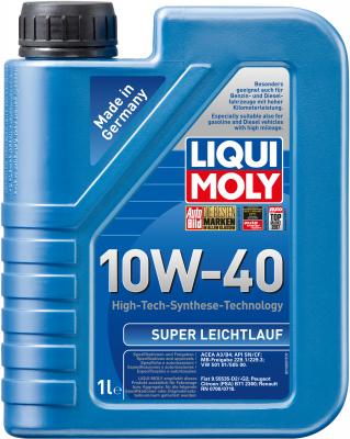 НС-синтетическое моторное масло LiquiMoly Super Leichtlauf 10W40 1 л 1928