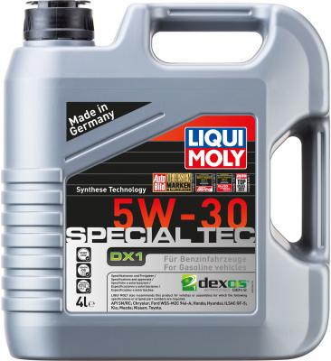 НС-синтетическое моторное масло LiquiMoly Special Tec DX1 5W30 4 л 20968